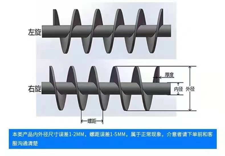聊城市不锈钢螺旋叶片螺旋输送机 - 方案